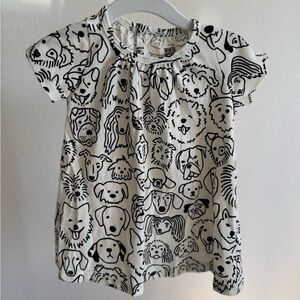 WINTER WATER FACTORY | Lily Baby Dress Dogs Black